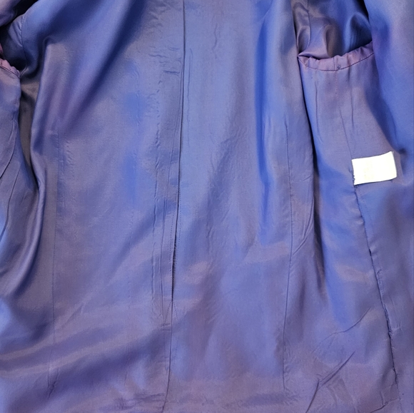 Carolina Herrera Jacket Vintage Royal blue/Black Sz 6 EUC - Picture 7 of 14